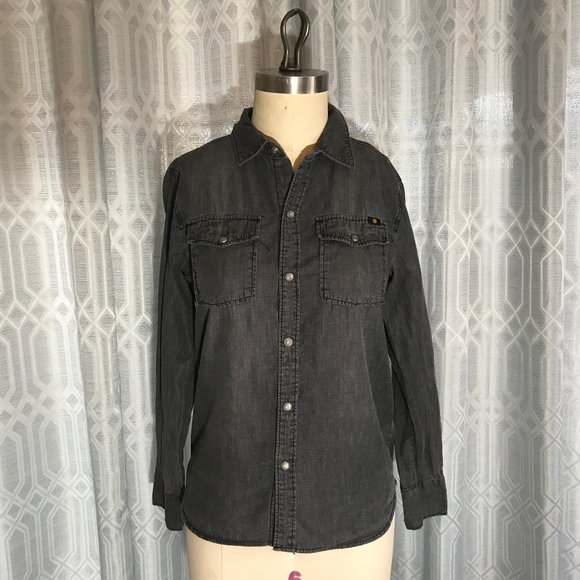 Lucky Brand Tops - Lucky Brand Women's Chambray Denim Shirt Size M